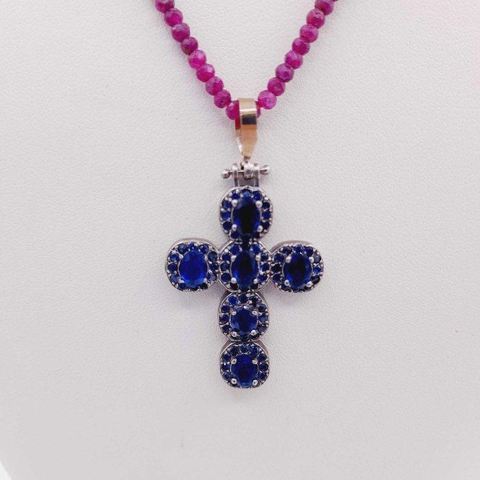 Zonder minimumprijs - Ketting met hanger - 18 karaat Zilver,, Handtassen en Accessoires, Antieke sieraden