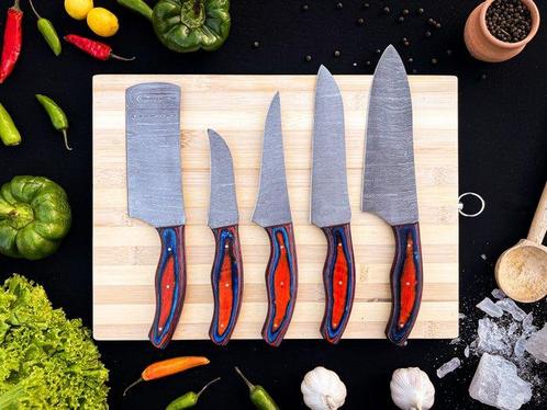 Smith - Keukenmes - Kitchen knife set - Japanse Multi-Hout, Antiek en Kunst, Antiek | Keukengerei
