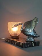 lampe cygne art déco signé Perrina lampe boule - Lamp -