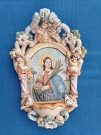 Barok Wijwatervat - Ceramica Salernitana - 20e eeuw - Santa