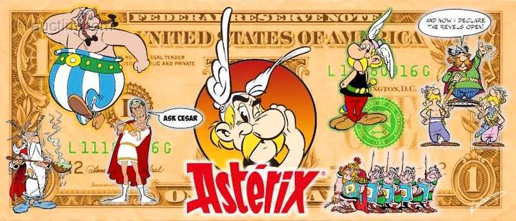 Anthony  Dubois Asterix Dollar, Maison & Meubles, Accessoires pour la Maison | Peintures, Dessins & Photos, Enlèvement