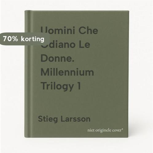 Uomini Che Odiano Le Donne. Millennium Trilogy 1, Boeken, Overige Boeken, Gelezen, Verzenden