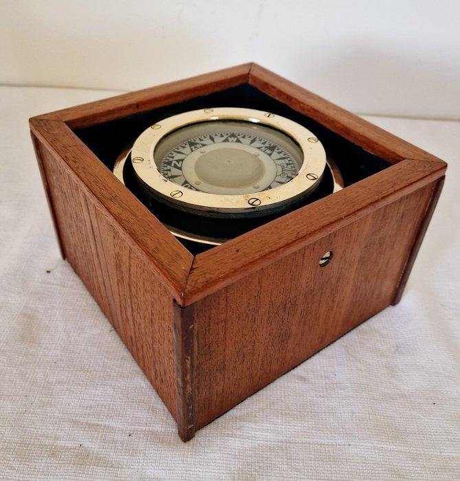 Kompas - Hout, Messing, Antiek en Kunst, Curiosa en Brocante