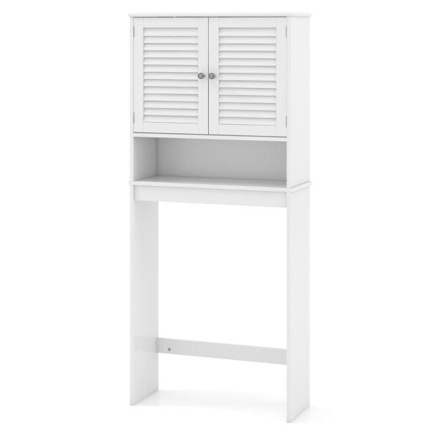 2dekans | Coast Toiletkast met 2 Deuren - 66 x 25,5 x 157 cm, Huis en Inrichting, Woonaccessoires | Spiegels, Ophalen of Verzenden