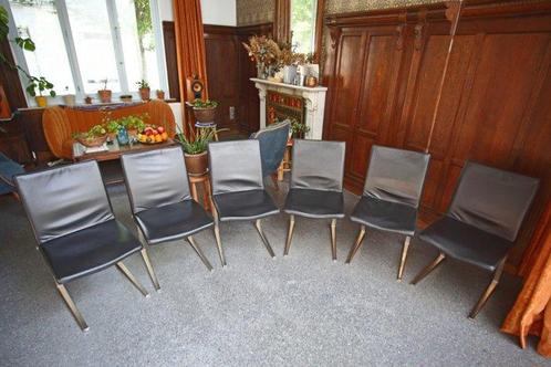 BoConcept - Chaise de salle à manger (6) - Acier inoxydable,, Antiek en Kunst, Antiek | Meubels | Stoelen en Sofa's