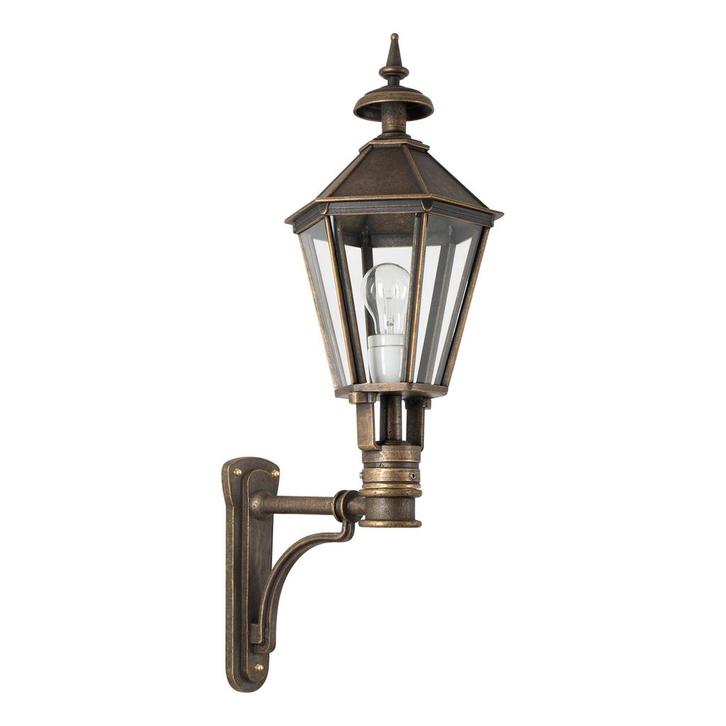 Buitenverlichting wand zeskant Keizer S Brons, Tuin en Terras, Buitenverlichting, Verzenden