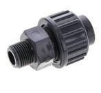 PVC Rechte Lijmmof 16mm x Buitendraad R 3/8  EPDM, Verzenden, Nieuw
