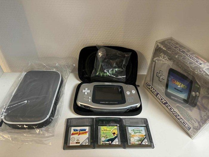 Nintendo - Gameboy Advance - Platinum Handheld + OVP, Games en Spelcomputers, Spelcomputers | Overige Accessoires