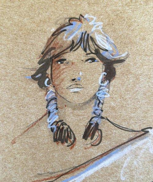 Sagas Indiennes - Pocahontas + dédicace couleur - C - 1, Boeken, Stripverhalen