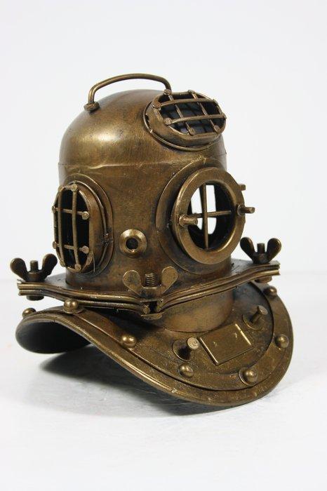 Duikhelm - Nautical Diving Helmet - Metal, Antiek en Kunst, Kunst | Designobjecten