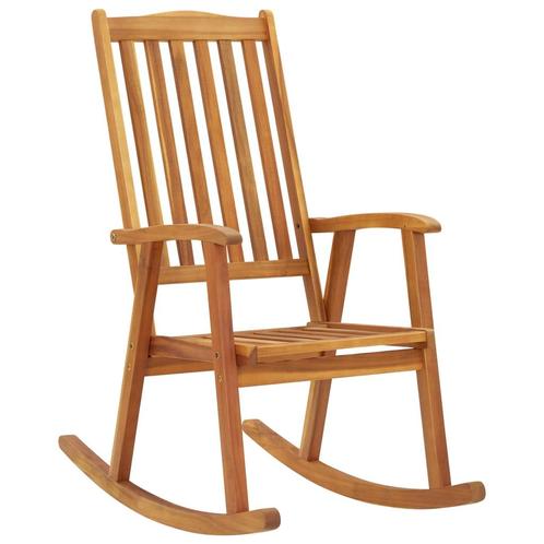 vidaXL Schommelstoel massief acaciahout, Tuin en Terras, Tuinstoelen, Nieuw, Verzenden