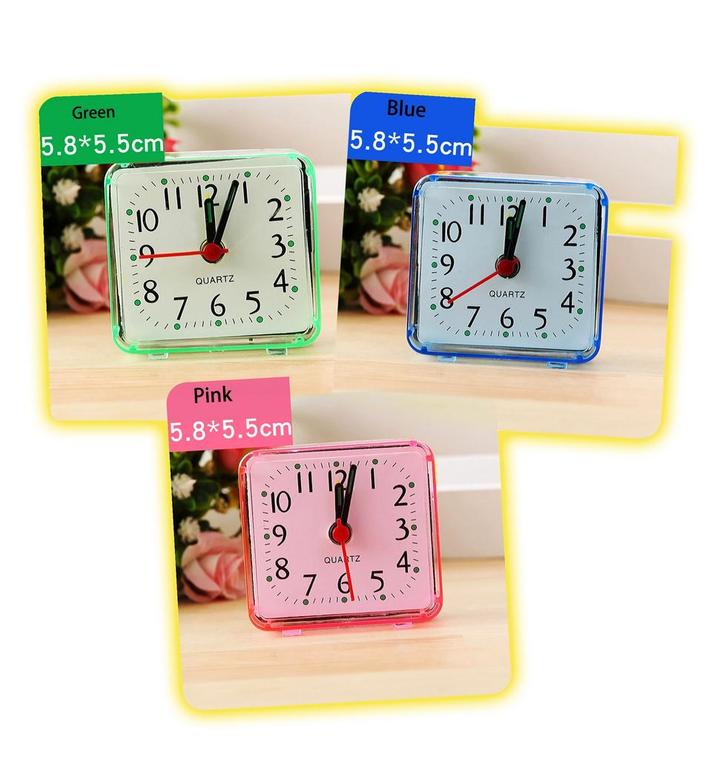 Eenvoudige reiswekker, groen (op batterij), Doe-het-zelf en Bouw, Gereedschap | Overige machines, Nieuw, Verzenden