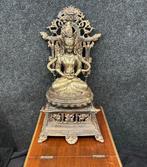 Tara op troon - Brons - Tibet - Eind 20e eeuw, Antiquités & Art