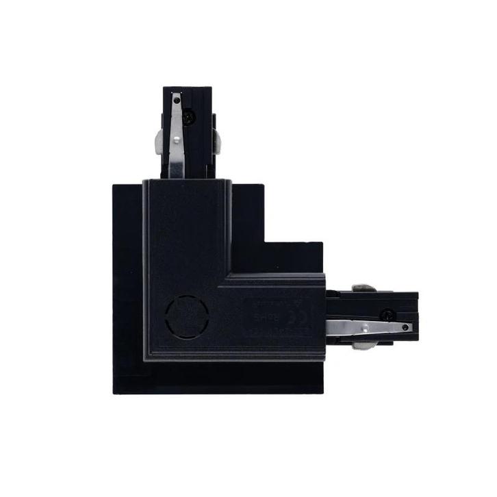 Luxar Inbouw 3 Fase L-Vorm Connector Outside Zwart, Huis en Inrichting, Lampen | Plafondlampen, Nieuw, Verzenden