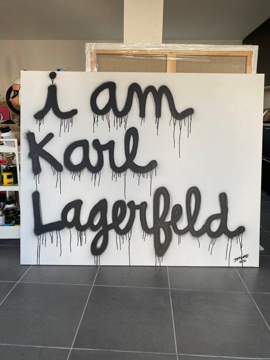 JOHANNE8 (1974) - I AM KARL LAGERFELD, Antiek en Kunst, Kunst | Schilderijen | Modern