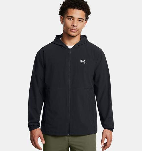 Under Armour Vibe Woven Jacket-Blk - Maat XXL, Kleding | Heren, Truien en Vesten, Zwart, Nieuw, Ophalen of Verzenden