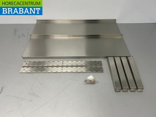 HCB RVS Dubbel Wandschap schap 100 x 30 cm Horeca, Zakelijke goederen, Horeca | Meubilair en Inrichting, Ophalen of Verzenden
