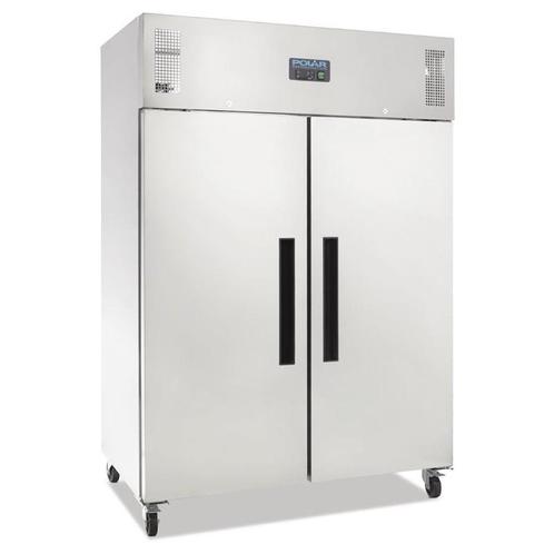 Polar G-serie 2-deurs koeling RVS 1200 liter, Zakelijke goederen, Horeca | Keukenapparatuur, Koelen en Vriezen, Verzenden