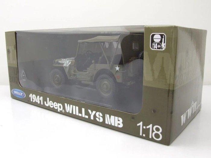 Welly 1:18 - Modelauto - Willys MB 1941, Enfants & Bébés, Jouets | Autre
