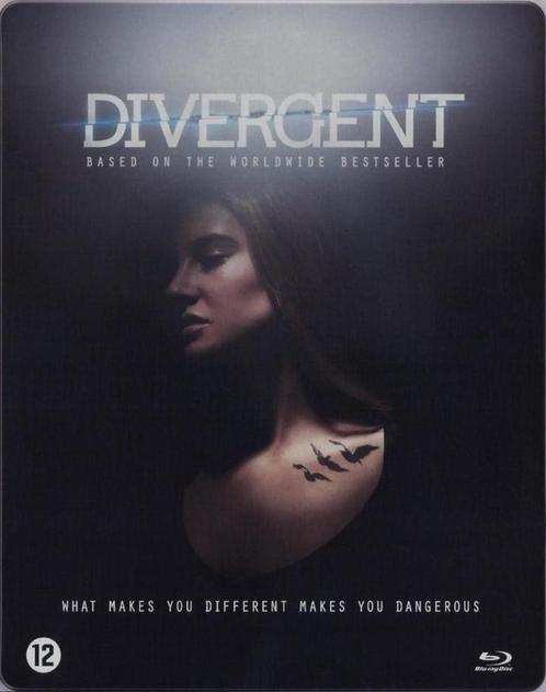 Divergent steelbook blu-ray plus dvd (blu-ray tweedehands, Cd's en Dvd's, Dvd's | Actie, Ophalen of Verzenden