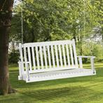 Schommelbank - LuxeGarden - Massief hout - Wit, Tuin en Terras, Ophalen of Verzenden, Nieuw