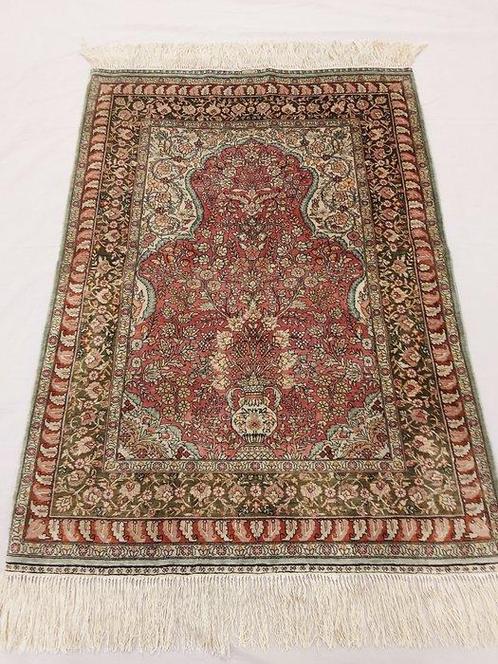 Vloerkleed - 100 cm - 72 cm - Zijden Hereke-tapijt uit China, Huis en Inrichting, Stoffering | Tapijten en Vloerkleden
