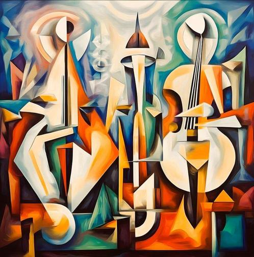 Marta Ellie (1985) - Urban Orchestra XXL, Antiek en Kunst, Kunst | Schilderijen | Modern