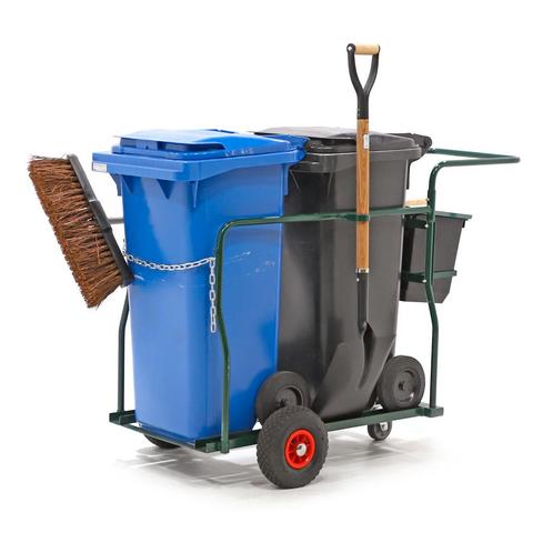 Gebruikte schoonmaakkarren bezemwagen compleet met, Doe-het-zelf en Bouw, Containers, Ophalen of Verzenden