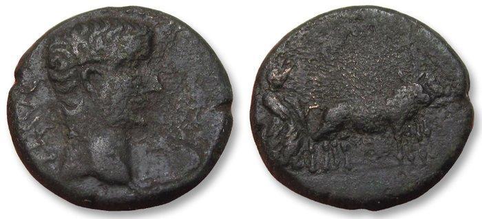 Romeinse Rijk (Provinciaal). Tiberius (14-37 n.Chr.). AE, Postzegels en Munten, Munten | Europa | Niet-Euromunten