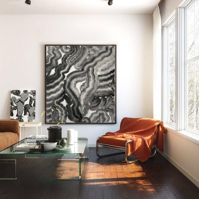 Ella Suárez - La memoria de las rocas 14 - XL (No Reserve), Antiek en Kunst, Kunst | Schilderijen | Modern