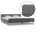 vidaXL Bedframe stof lichtgrijs 180x200 cm, Huis en Inrichting, Slaapkamer | Bedden, Verzenden, Nieuw