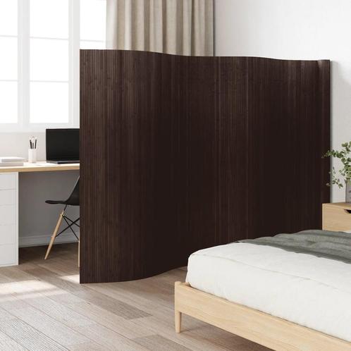 vidaXL Kamerscherm 165x600 cm bamboe donkerbruin, Huis en Inrichting, Woonaccessoires | Overige, Nieuw, Verzenden