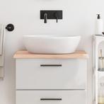 vidaXL Wastafelblad 60x60x2 cm onbehandeld massief hout, Huis en Inrichting, Keuken | Keukenelementen, Verzenden, Nieuw