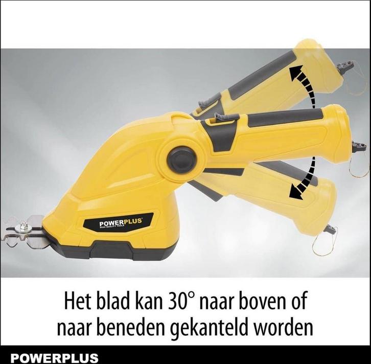 Powerplus Accu-gras- en haagschaar POWXG2033 - 7.2 V, Doe-het-zelf en Bouw, Gereedschap | Overige machines, Verzenden