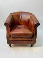 Fauteuil - Cuir - Fauteuil Chesterfield en cuir