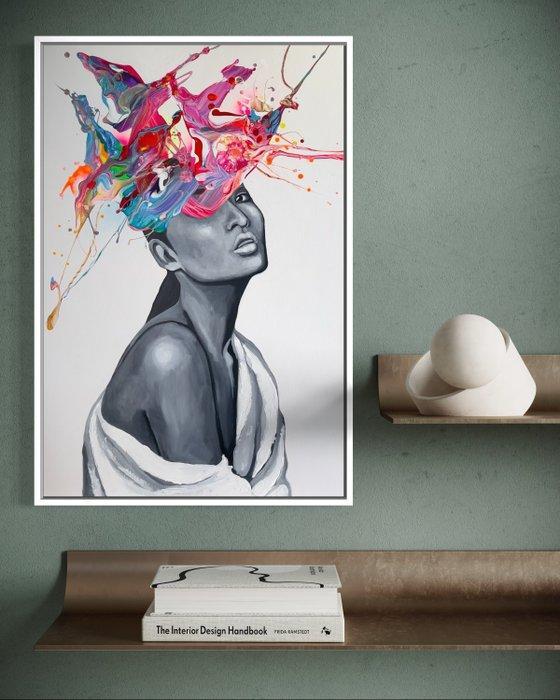 Chaya De Silva - Soft dream, Antiek en Kunst, Kunst | Schilderijen | Modern