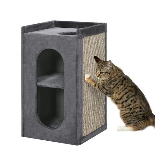 TRUUSK Krabton voor Katten - 2 Holletjes en 2 Niveaus - Sisa, Dieren en Toebehoren, Katten-accessoires, Verzenden