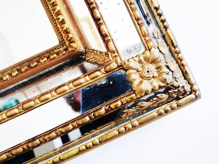 Wandspiegel - Kristal, Hout, Metaal - Venetiaanse spiegel, Antiek en Kunst, Curiosa en Brocante
