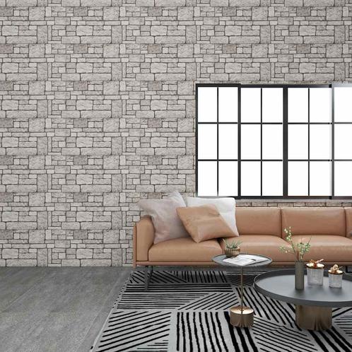 vidaXL 10 st Wandpanelen 3D grijze baksteen EPS, Doe-het-zelf en Bouw, Platen en Panelen, Nieuw, Verzenden