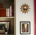 Wandspiegel- Witchs Eye / Butler - Glas - Goudkleurige, Antiek en Kunst