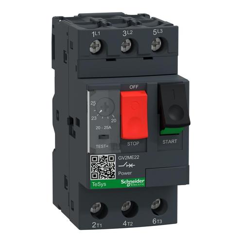 TeSys Gv2Me22 Motor Circuitbreaker 20-25A - Gv2Me22, Doe-het-zelf en Bouw, Elektriciteit en Kabels, Verzenden