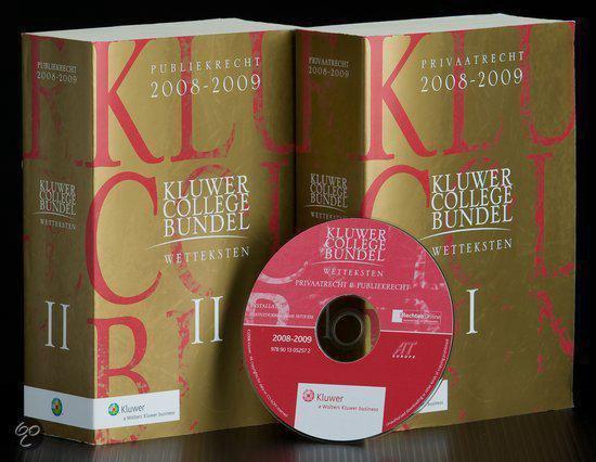 Kluwer Collegebundel 2008/2009 9789013052572, Boeken, Wetenschap, Gelezen, Verzenden