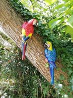 Beeldje - Parrots on a tree (2) - IJzer