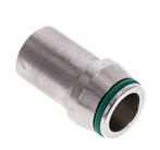 18x2.5mm RVS Rechte met Lasverbinding 315bar FKM O-ring ISO, Verzenden, Nieuw