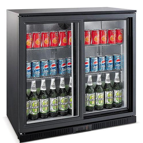 Barkoeler Zwart met 2 Schuifdeuren, Zakelijke goederen, Horeca | Keukenapparatuur, Nieuw in verpakking, Koelen en Vriezen, Verzenden