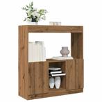 vidaXL Hoge kast 92x33x100 cm bewerkt hout artisanaal, Huis en Inrichting, Verzenden, Nieuw