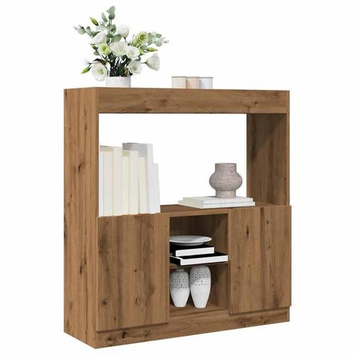 vidaXL Hoge kast 92x33x100 cm bewerkt hout artisanaal, Huis en Inrichting, Kasten | Boekenkasten, Nieuw, Verzenden