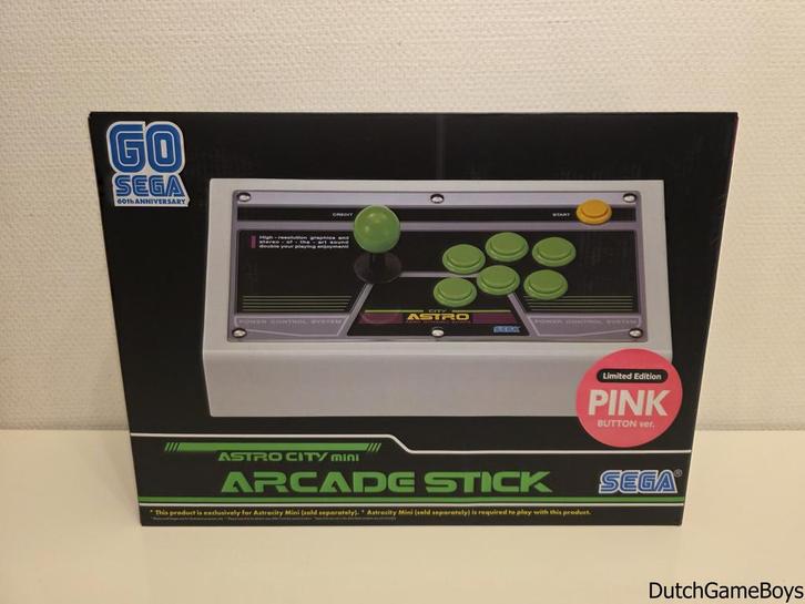 Sega - Astro City Mini - Arcade Stick - Pink Buttons, Games en Spelcomputers, Spelcomputers | Sega, Gebruikt, Verzenden