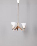 Kroonluchter - Glas, Hout, Messing, Metaal, Antiek en Kunst