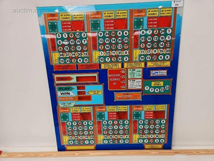 Frontplaat bingo/gokautomaat Wimi, Diversen, Overige Diversen, Ophalen